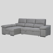 Sofa cama Huesca cemento (291x160x89 cm)