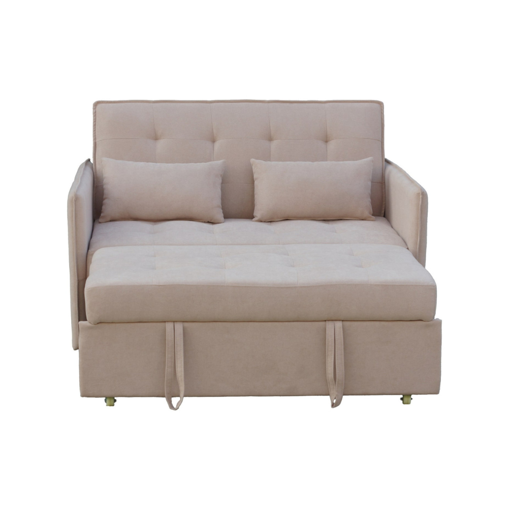 Sofa cama Bilbao biege (95x182x120 cm)