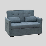 Sofa cama Bilbao gris (95x182x120 cm)