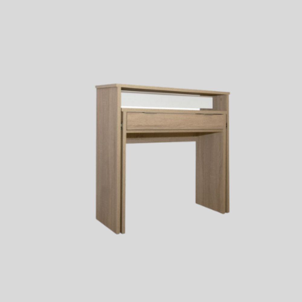Mesa consola escritorio ALMANSA cambria (87x90x33-66 cm)
