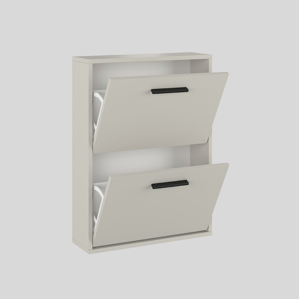 Zapatero 2 puertas Aura blanco