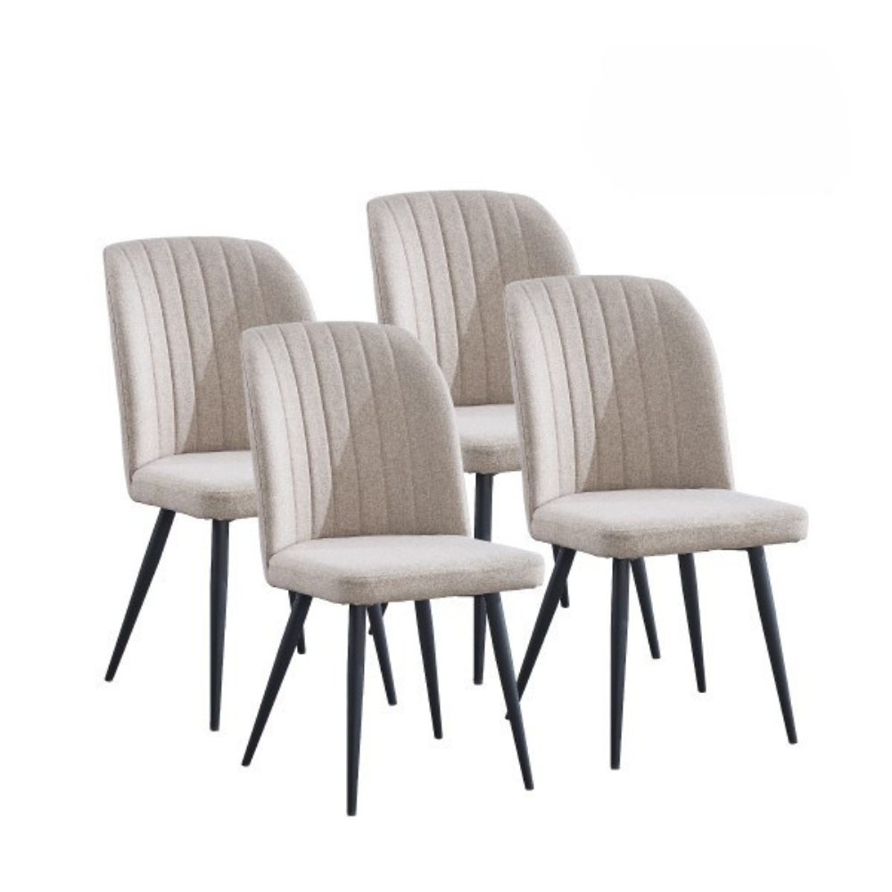 Silla Rory beig (92x46x55 cm)