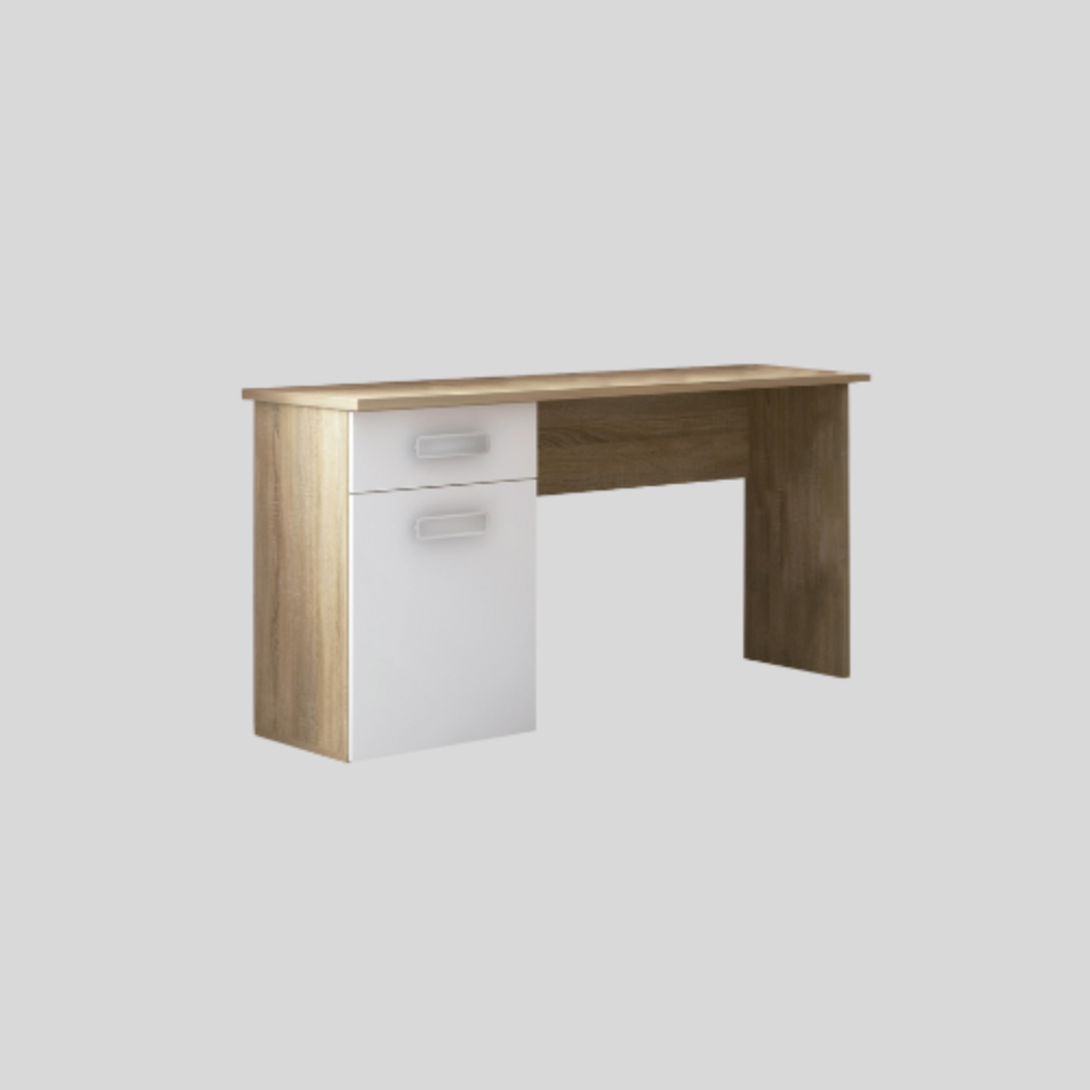 Mesa de estudio Champion cambria-blanco (71x120x49,8 cm)
