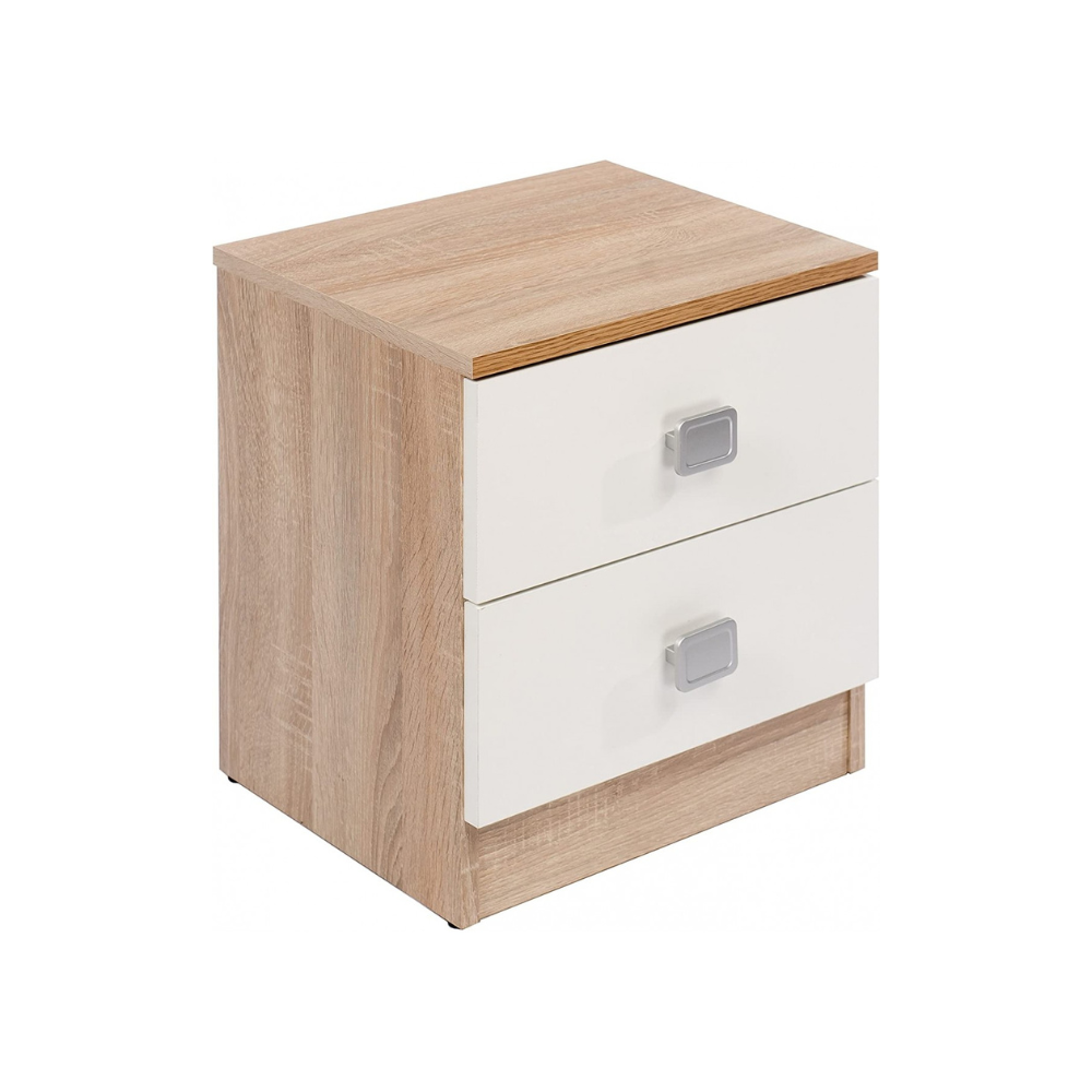 Mesita De Noche Champion 2 Cajones (43,5x43,2x33,5 cm)