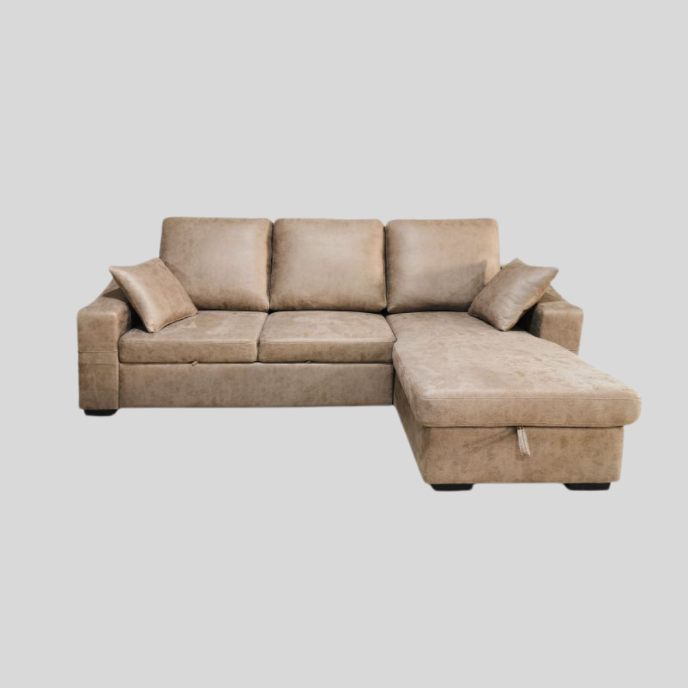 Sofa cama Corea cemento (248x156x82 cm)