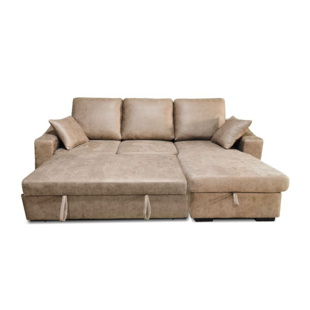 Sofa cama Corea cemento (248x156x82 cm)