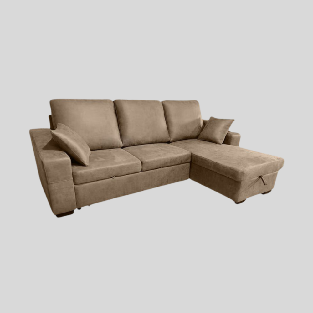 Sofa cama Corea piedra (248x156x82 cm)