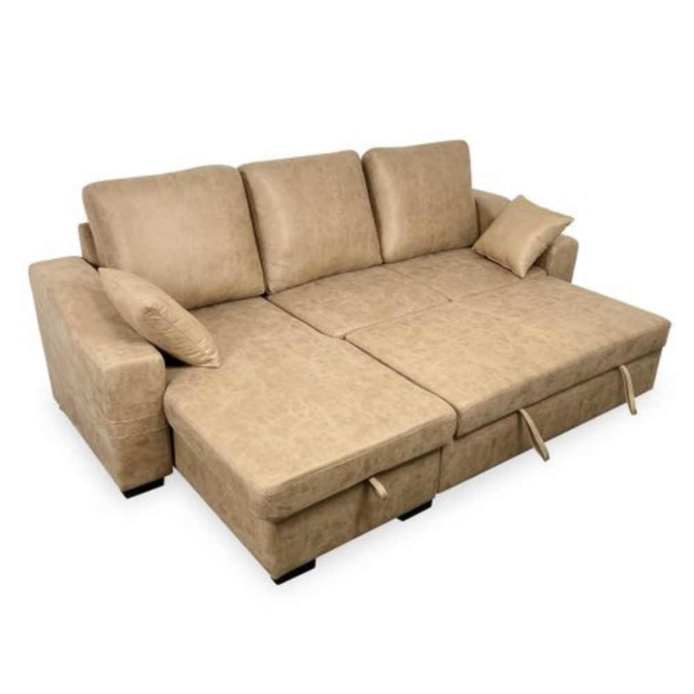 Sofa cama Corea piedra (248x156x82 cm)