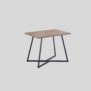 Mesa Kirby negro (76x100x70 cm)