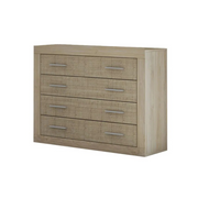 Cómoda Lara 4 Cajones Puccini-Textil 01-A (81,5x98x39,6 cm)