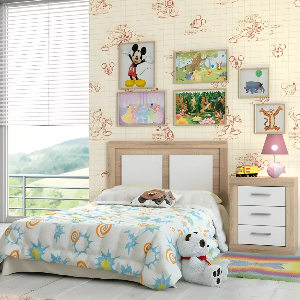 Cabecero Lara con patas 110 (110x59x3,8 cm)