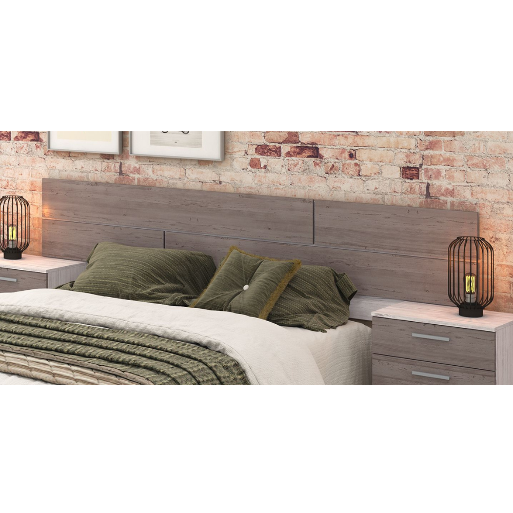 Cabecero Monika 220 Andersen Pino-Gris 01-C (51x222x3,2 cm)