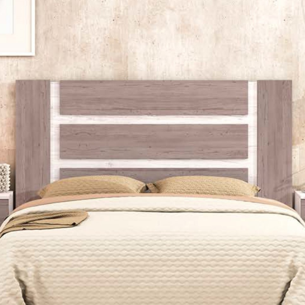 Cabecero con patas Monika 160 Andersen Pino-Gris 03-A (120x160x3 cm)