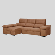 Sofa cama Huesca piedra (291x160x89 cm)