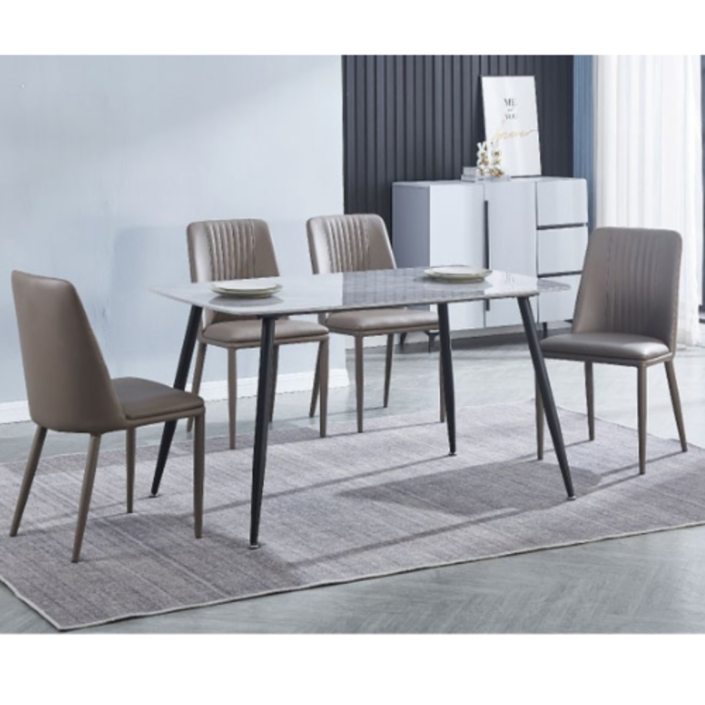 Mesa Sander negro patas (76x140x80 cm)