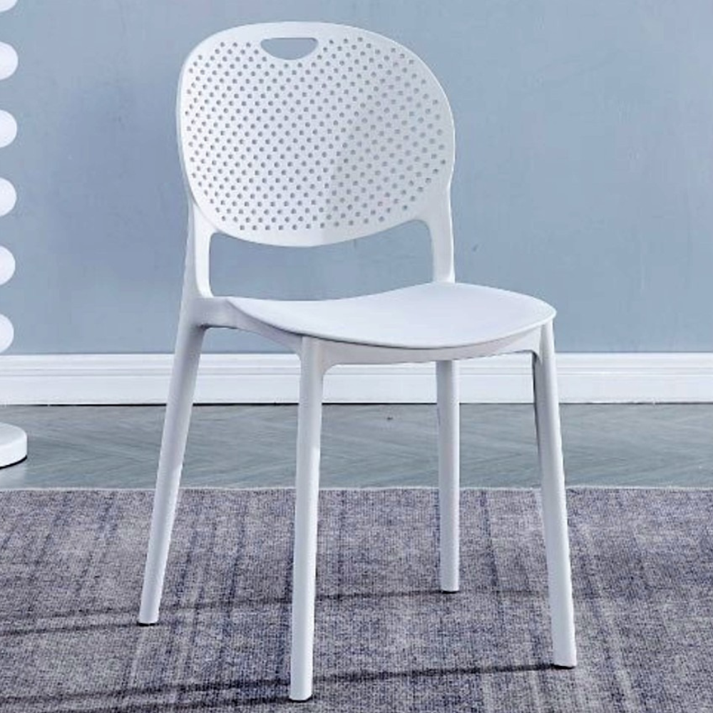 Silla Jansen blanco (80x40x55 cm)
