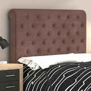 Cabecero Tela EMPIRE 160 Chocolate 13-A (134x160x12,5 cm)