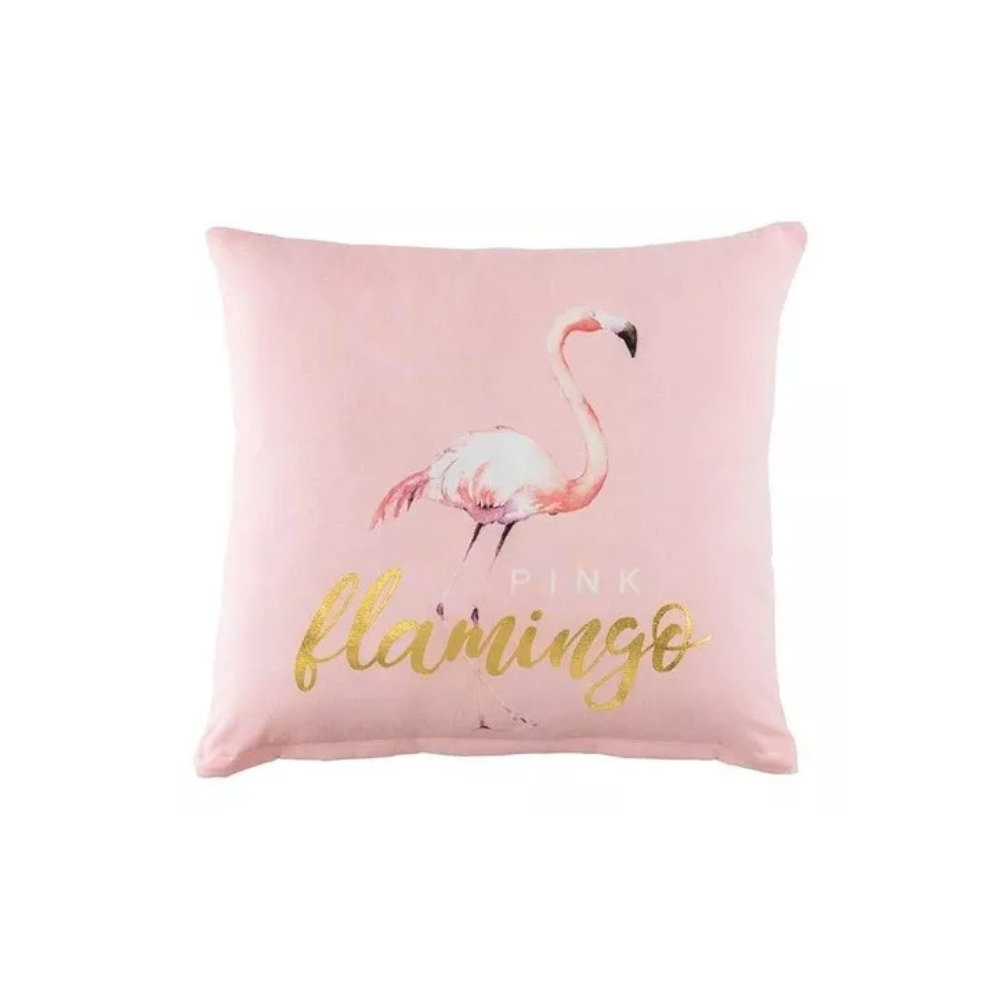 Cojin Flamingo Rosa (40x40 cm)