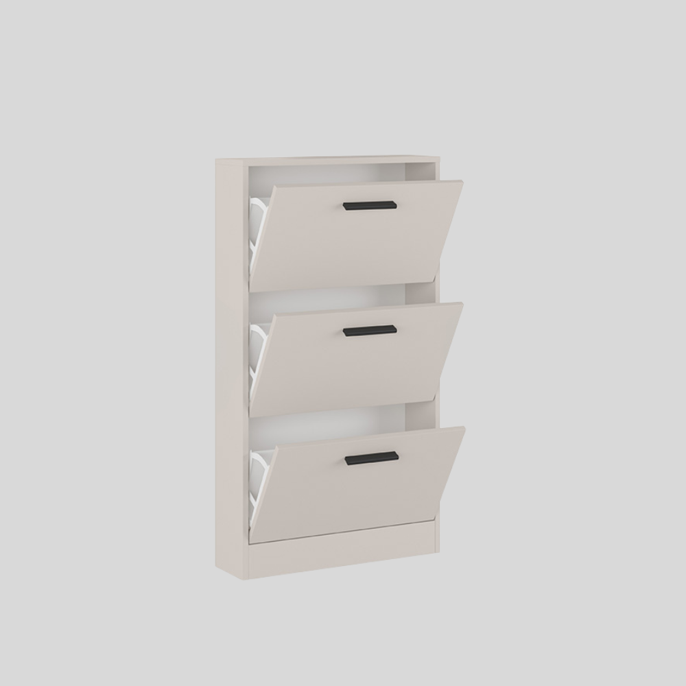 Zapatero 3 puertas Aura blanco