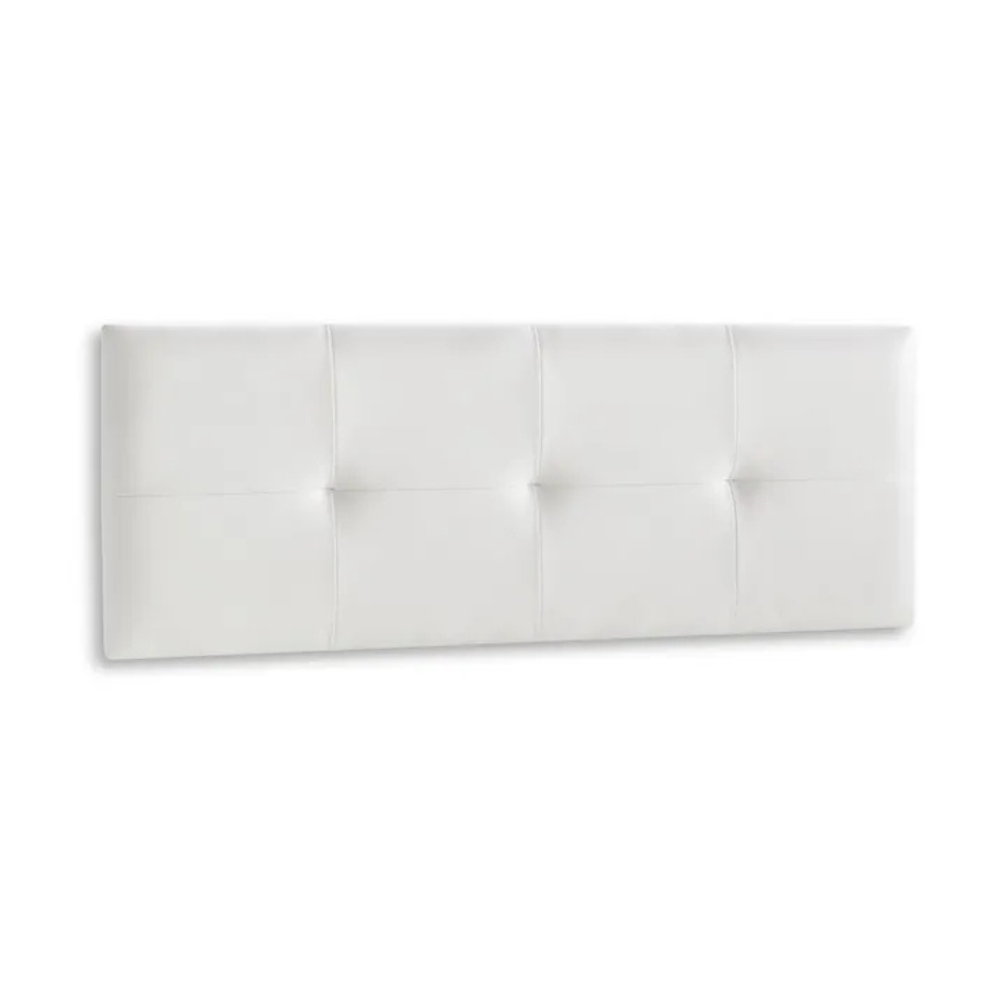 Cabecero Monika PU DEVA Blanco 06-A (52x160x3 cm)