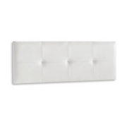 Cabecero PU DEVA 190 Blanco 09-A (52x190x3 cm)