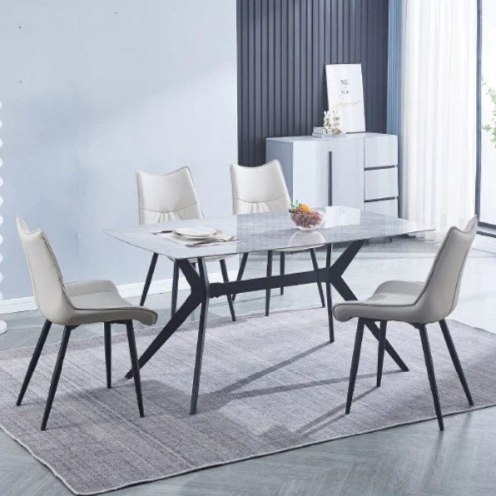 Mesa Calista negro (76x160x90 cm)