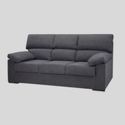 Sofa Ruben 3P fijo Cairo Grafito (100x180x85 cm)