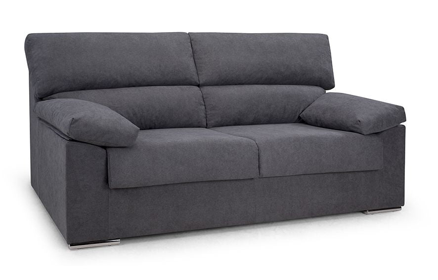 Sofa Ruben 3P2 fijo Cairo Antracita (100x180x85 cm)
