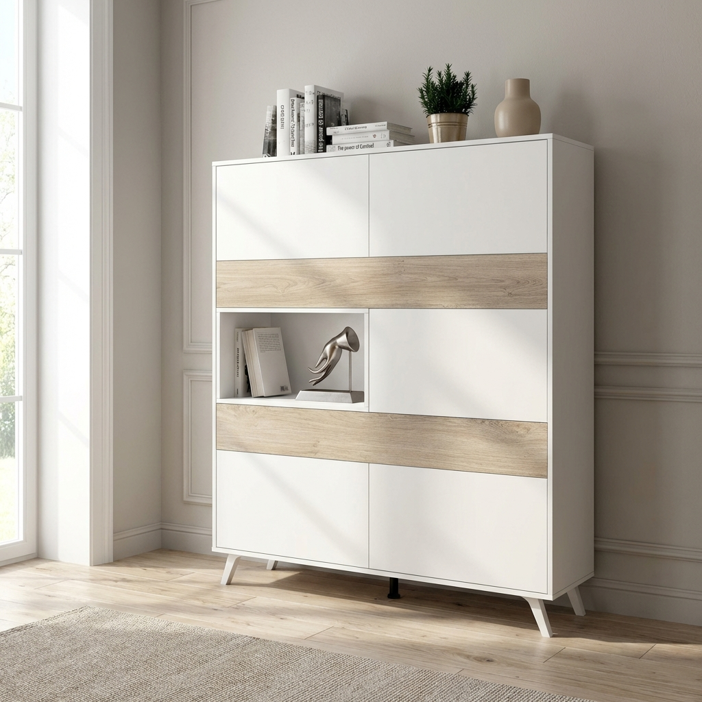 Mueble VITRINA Soto(121x156x40cm)